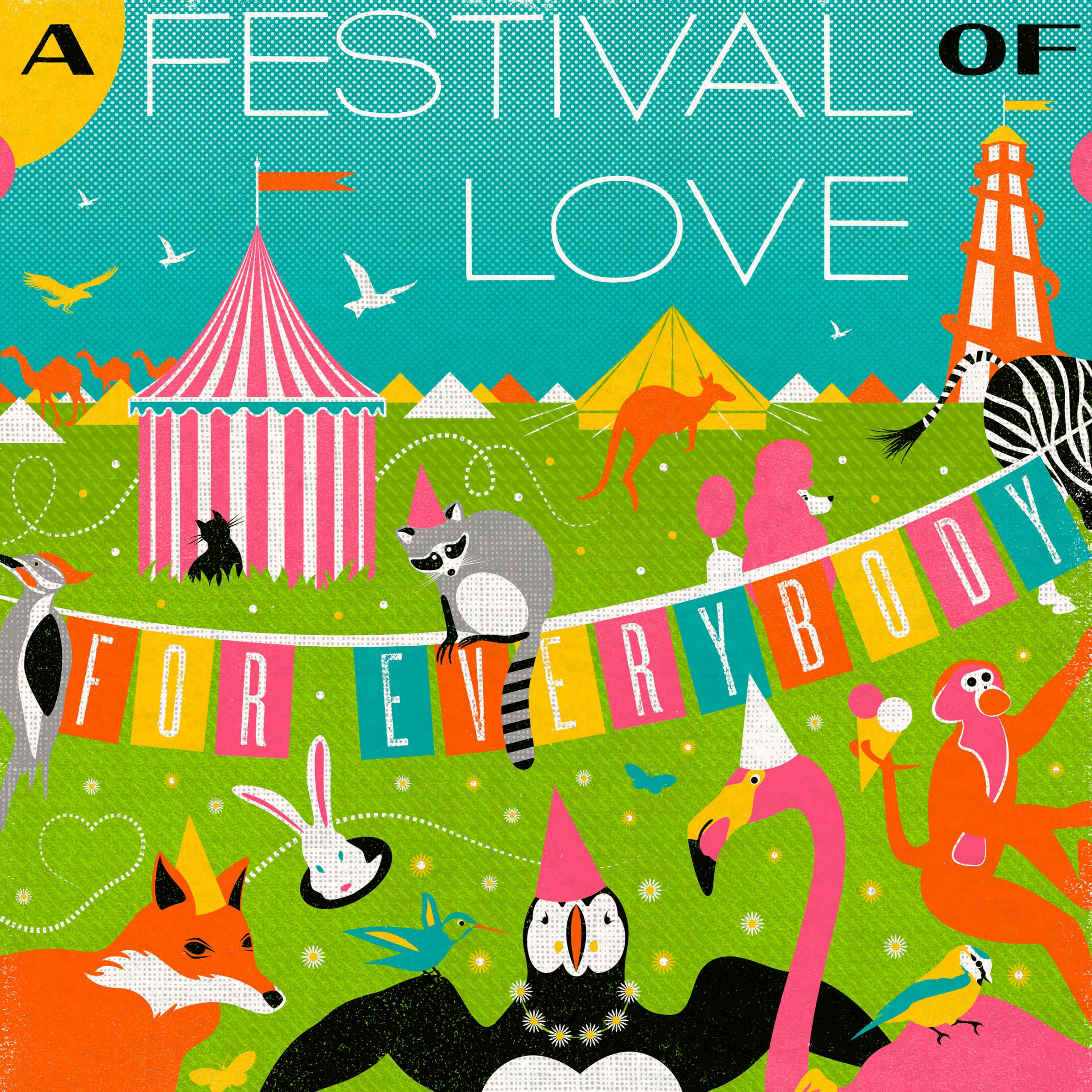 MinaLima - A Festival of Love for Everyoneプリント