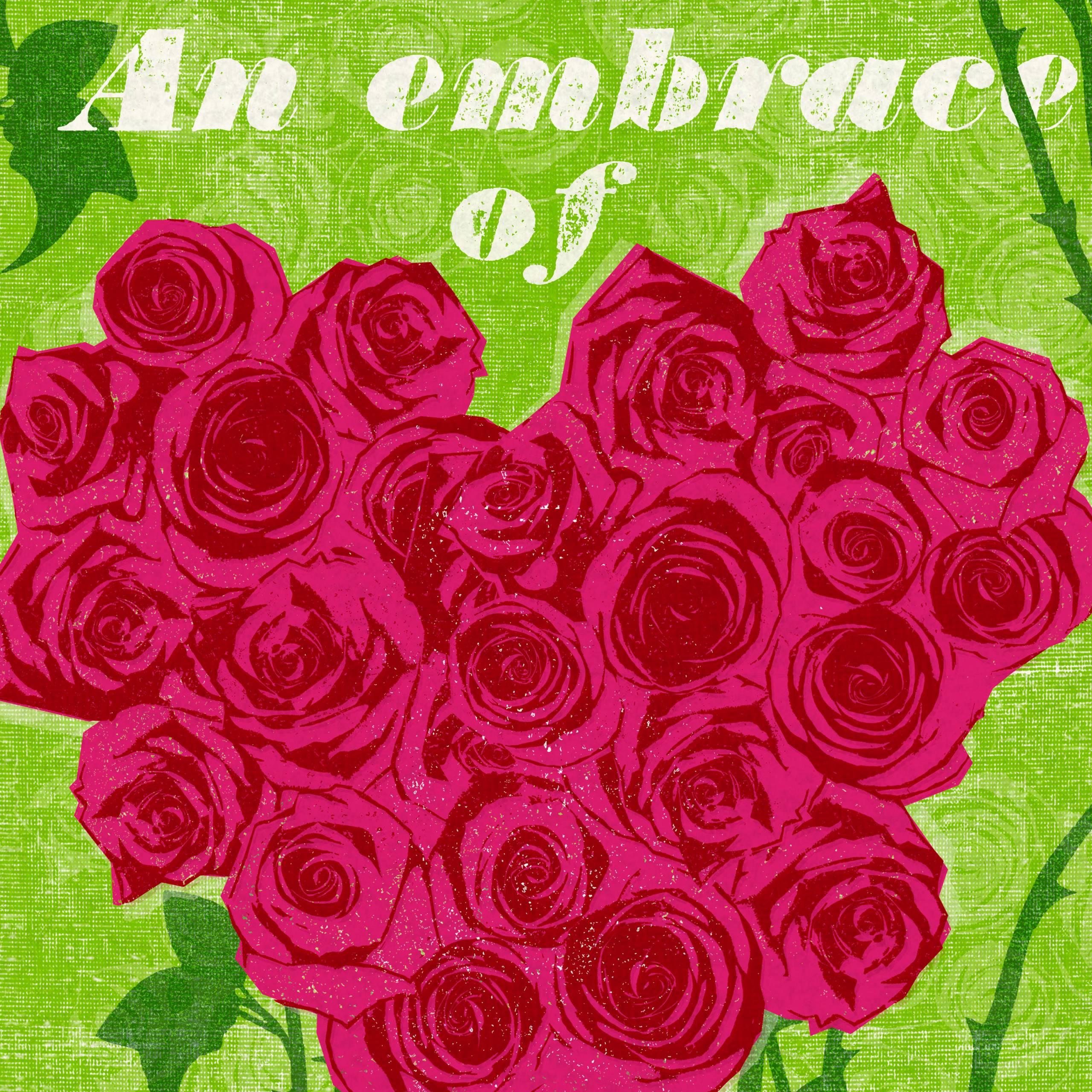 MinaLima - An Embrace of Rosesプリント