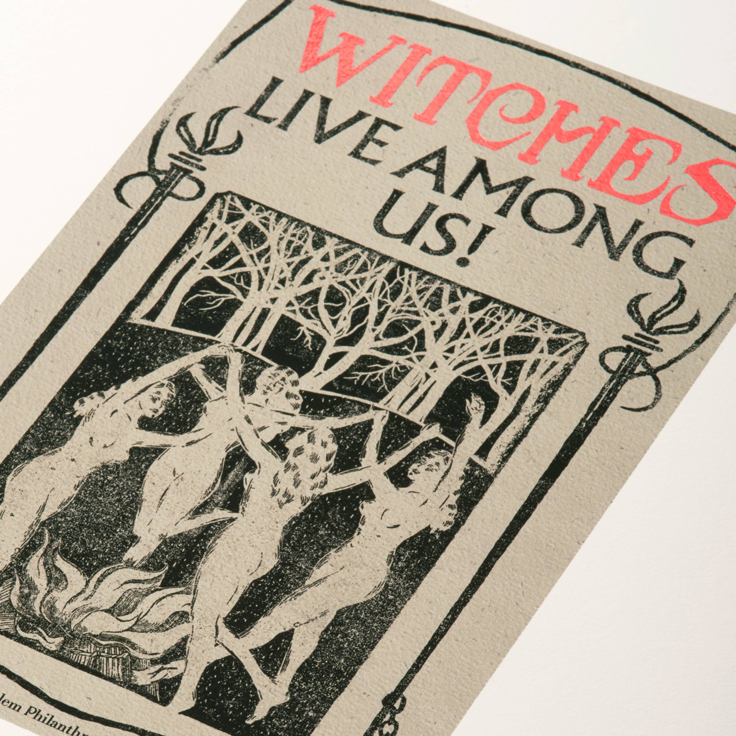 MinaLima - ニューセーレム教会 Witches Live Among Us! プリント