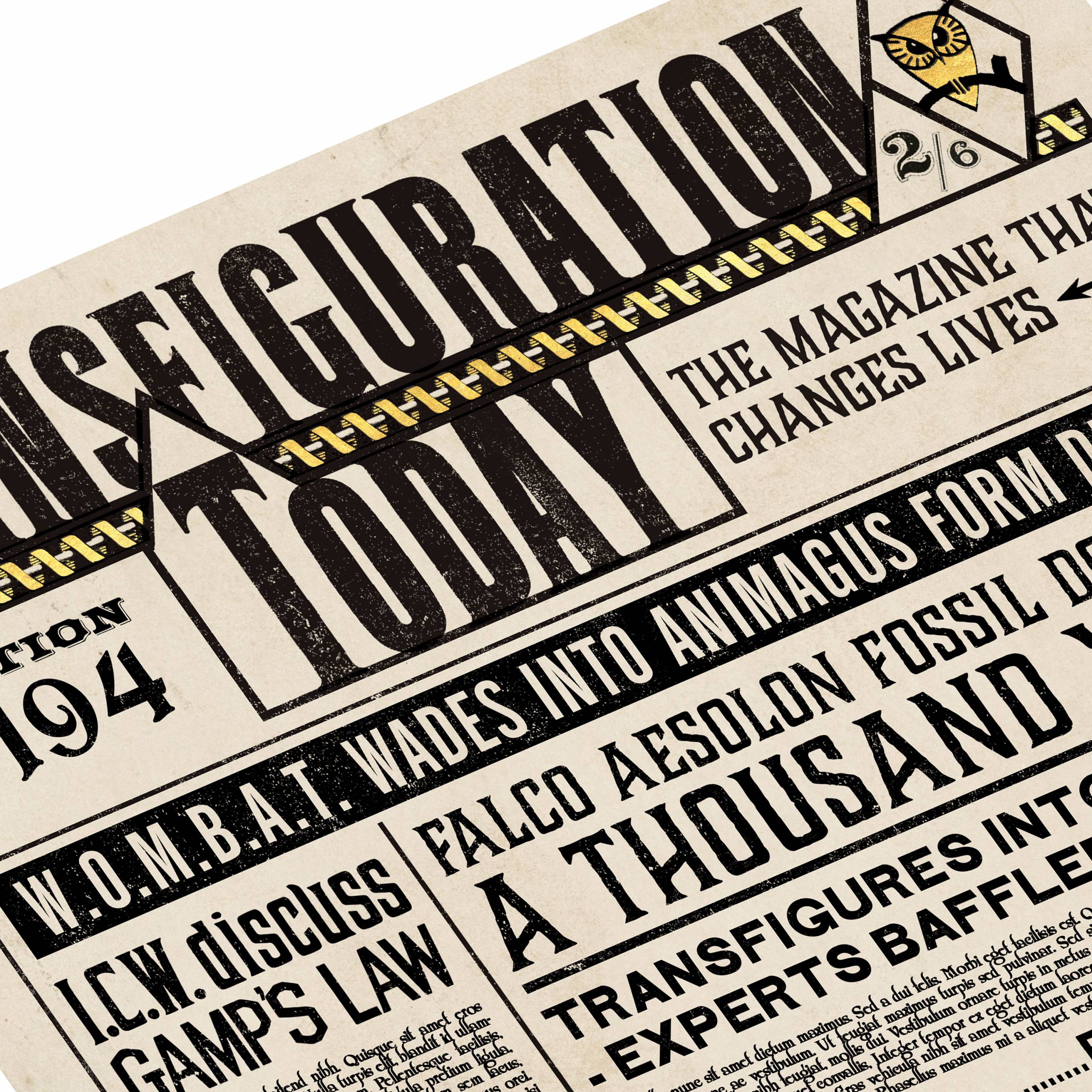 MinaLima - Transfiguration Today - Transformation Nation -プリント