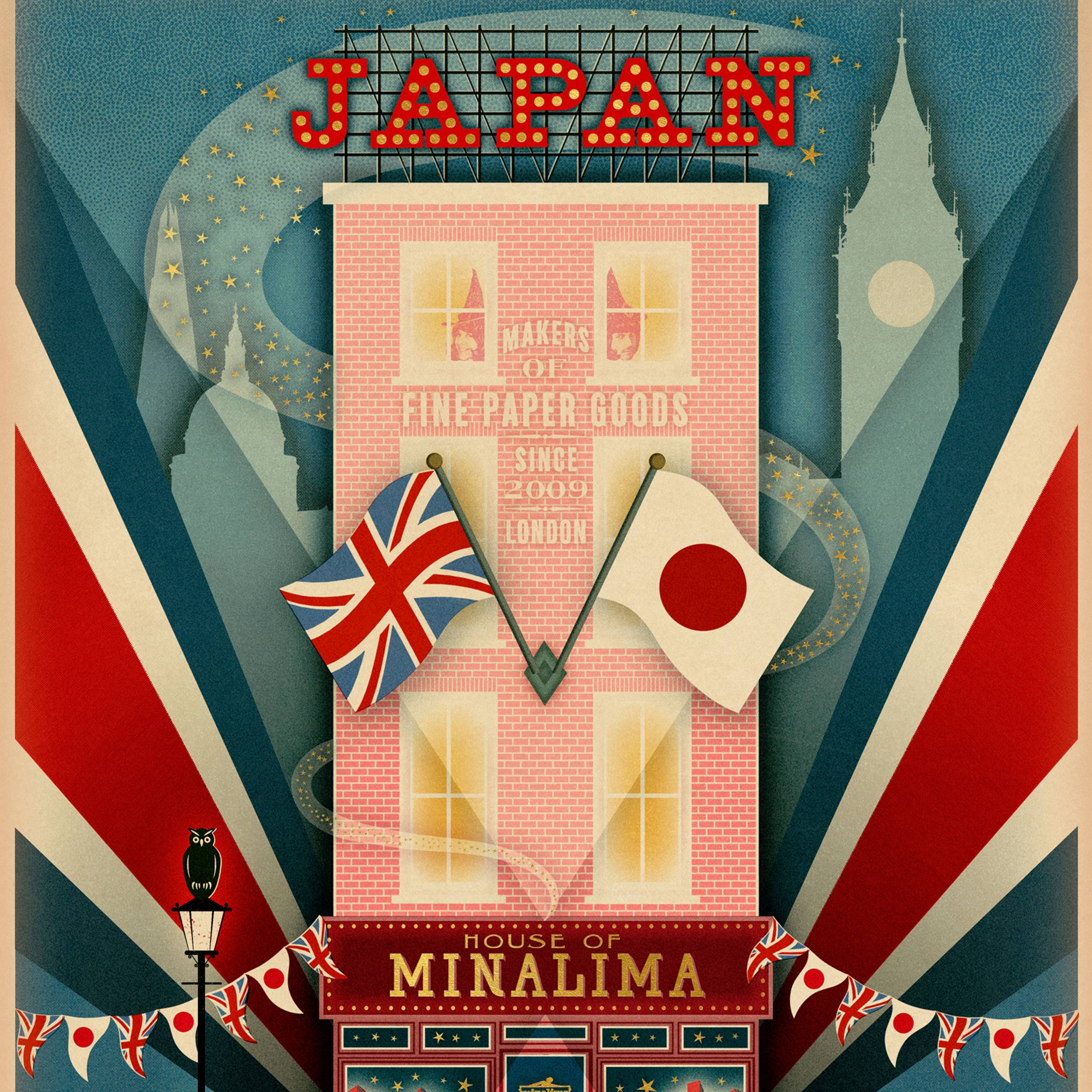 MinaLima - ハウス・オブ・ミナリマ<br>JAPAN<br>プリント